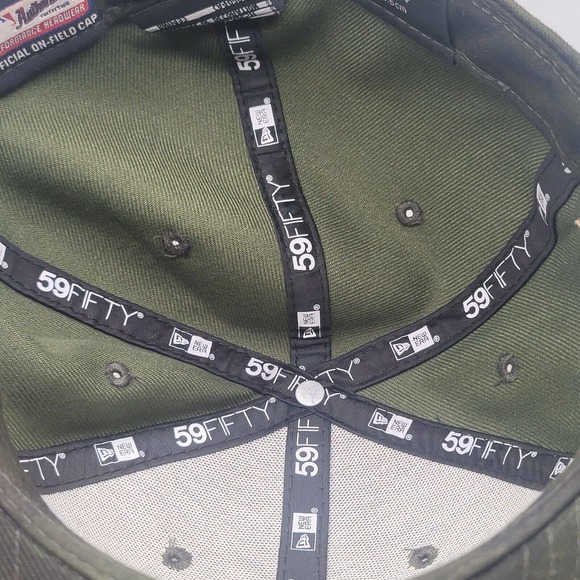 Texas Rangers New Era 59Fifty Armed Forces Day Collection Fitted Hat Size 7 3/4 - Picture 13 of 13